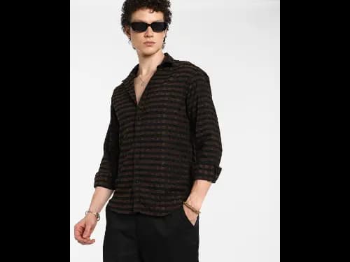 Men Checks Regular Fit Shirt