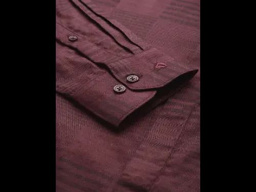 Checked Pure Cotton Formal Shirt (3)
