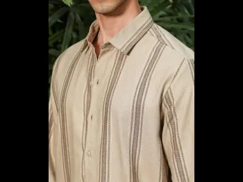 Men Stripes Regular Fit Shirt (3)