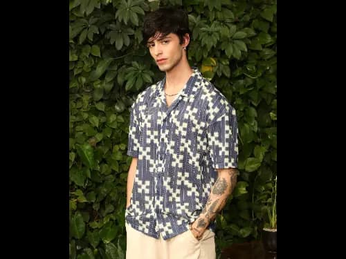 Men Graphic Oversized Fit Shirt