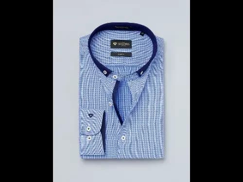 Blue Slim Fit Formal Shirt (3)