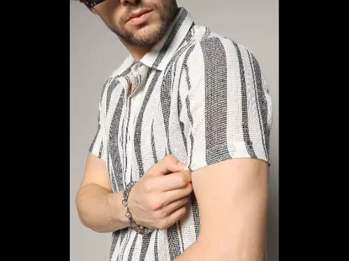 Men Striped Regular Fit Shirt (2)