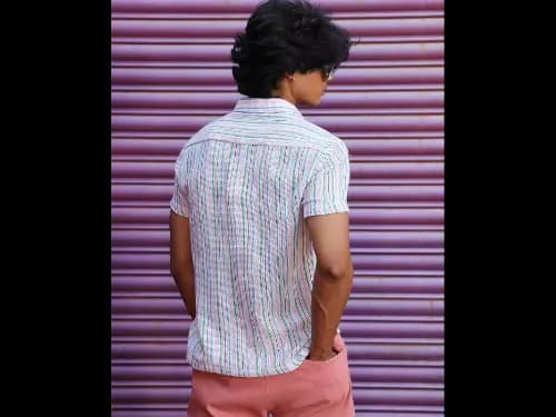 Men Striped Regular Fit Shirt (3)