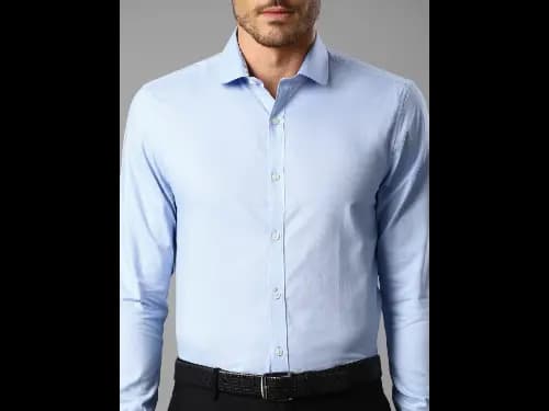 Blue Slim Fit Formal Shirt (2)