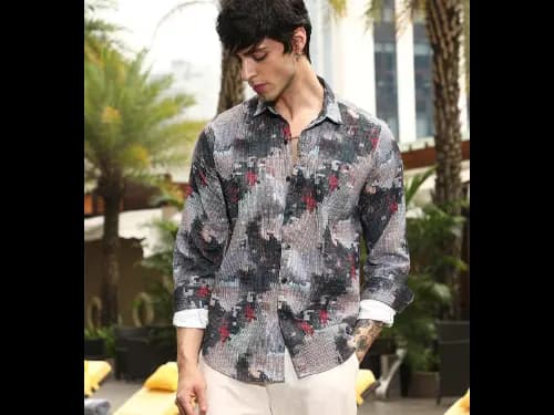 Men Graphic Regular Fit Shirt