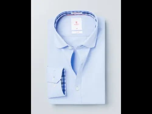 Blue Slim Fit Formal Shirt (5)