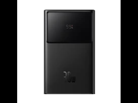 Baseus 10000mAh 30W Star-Lord Digital Display Fast Charging Power Bank – Cluster Black - P10022907113-00