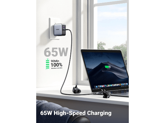 UGREEN 65W GaN Fast Charger – CD296 - 90409 (2)