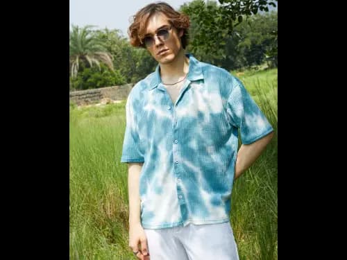 Men Tie & Dye Regular Fit Shirt (2)