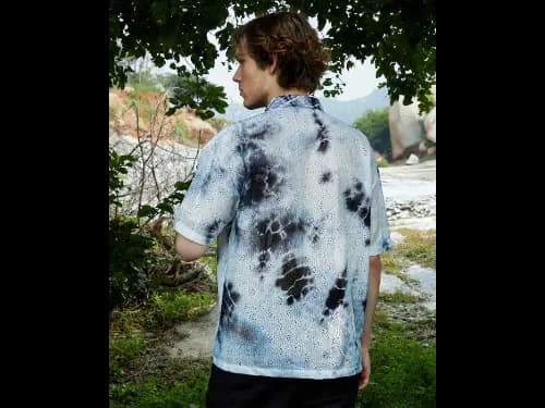 Men Tie & Dye Oversized Fit Shirt (4)