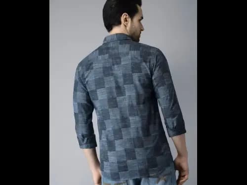 Men Checked Regular Fit Shirt (4)