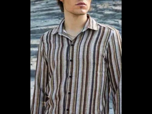 Men Stripes Regular Fit Shirt (3)