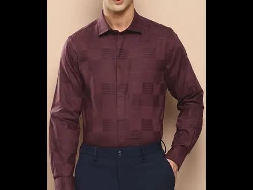 Checked Pure Cotton Formal Shirt (5)