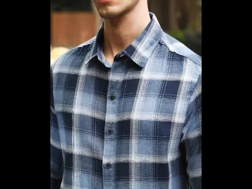 Men Checks Regular Fit Shirt (2)