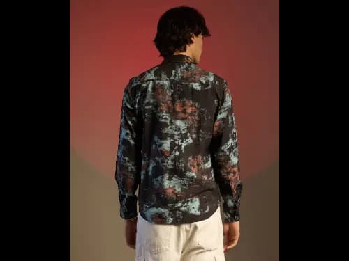 Mens Graphic Regular Fit Shirt (2)