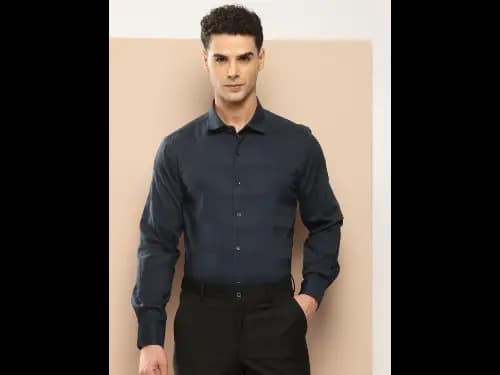 Horizontal Stripes Formal Shirt