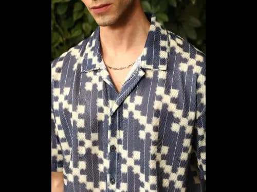 Men Graphic Oversized Fit Shirt (2)