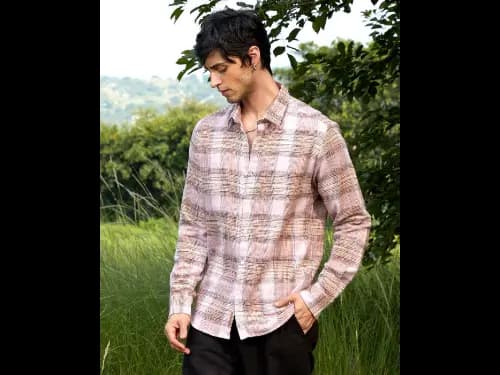 Men Checks Regular Fit Shirt (2)