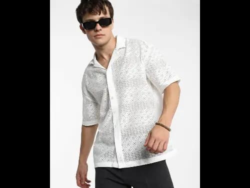 Men Oversized Shirt