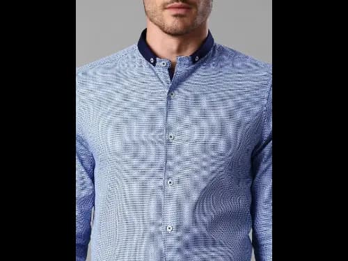 Blue Slim Fit Formal Shirt (2)