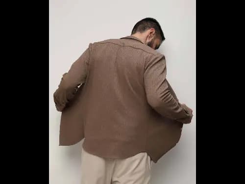 Men Ribbed Regular Fit Shirt (2)