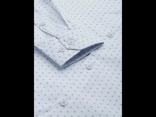 Men Classic Slim Fit Opaque Printed Formal Shirt (3)
