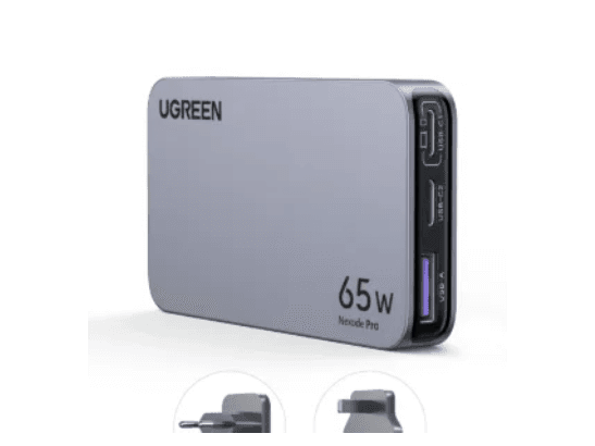 UGREEN Nexode Pro 65W 3Port GaN Ultra-Slim Fast Charger – X753 - 25356 (2)