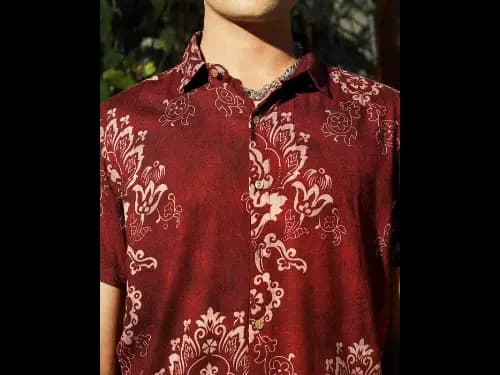 Men Floral Print Regular Fit Shirt with Spread Collar (2)