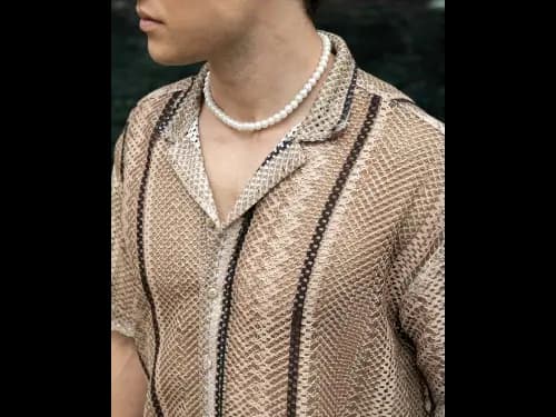 Men Striped Oversized Fit Shirt (2)