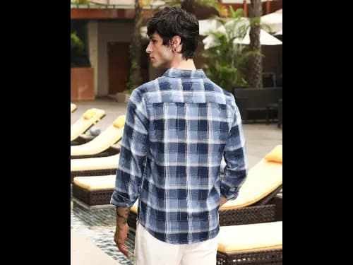 Men Checks Regular Fit Shirt (4)
