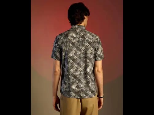 Mens Graphic Regular Fit Shirt (4)