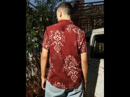 Men Floral Print Regular Fit Shirt with Spread Collar (3)