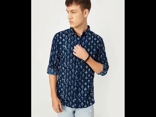 Men Regular Fit Short Kurta