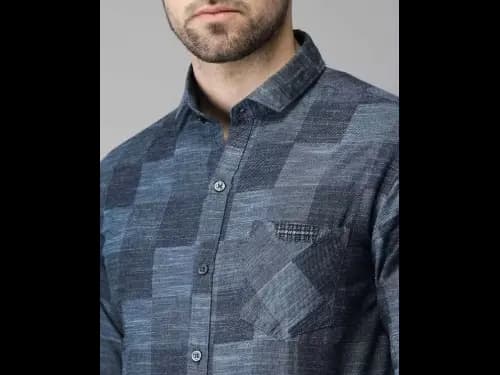 Men Checked Regular Fit Shirt (3)