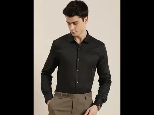 Men Classic Slim Fit Opaque Formal Shirt (4)