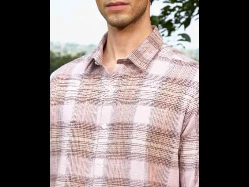 Men Checks Regular Fit Shirt (3)