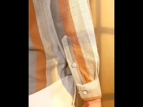 Men Striped Regular Fit Shirt with Spread Collar (3)
