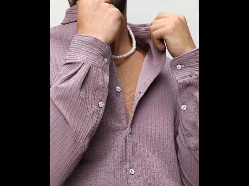 Men Striped Regular Fit Shirt (2)