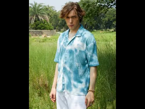 Men Tie & Dye Regular Fit Shirt