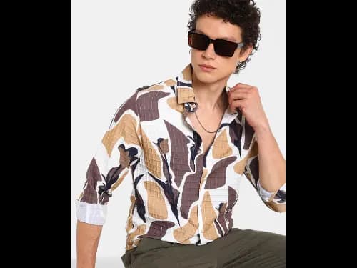 Men Graphic Regular Fit Shirt