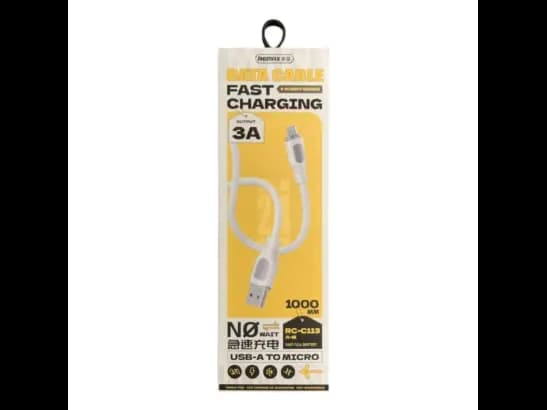 Remax RC-C113 3A USB to Micro 1m Cable (4)