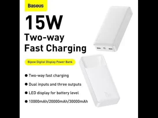 Baseus Bipow 20000mAh 15W Digital Display Power Bank - PPDML-J02 (5)
