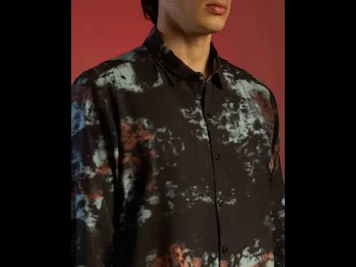 Mens Graphic Regular Fit Shirt (4)