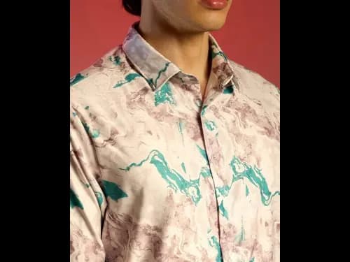 Mens Graphic Regular Fit Shirt (4)