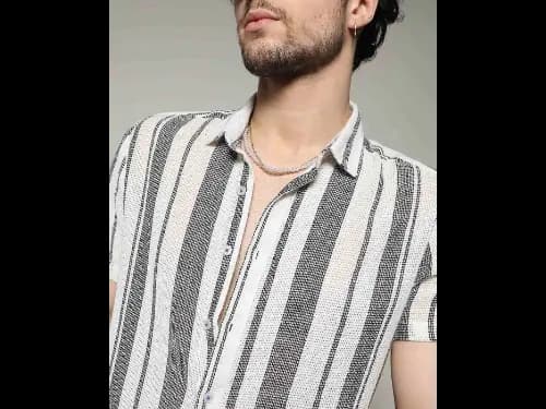 Men Striped Regular Fit Shirt (3)