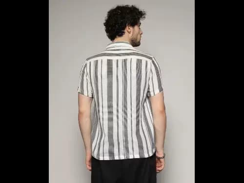 Men Striped Regular Fit Shirt (4)