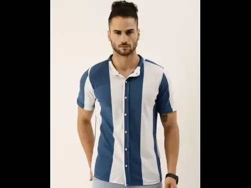 Striped Short-Sleeve Shirt