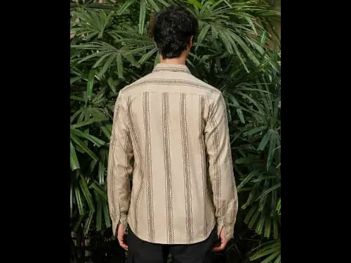 Men Stripes Regular Fit Shirt (4)
