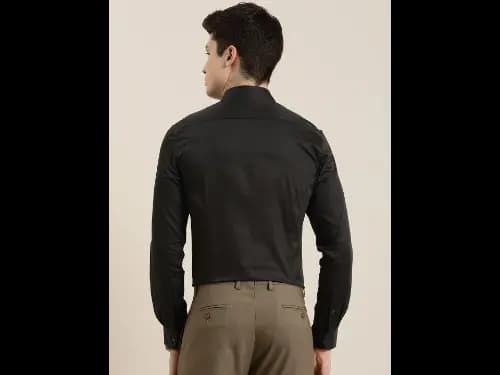 Men Classic Slim Fit Opaque Formal Shirt (5)