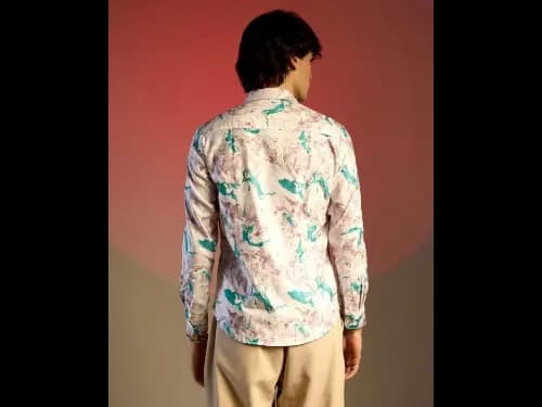 Mens Graphic Regular Fit Shirt (2)
